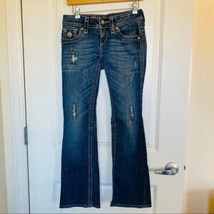 Rock Revival Distressed Hayley Boot Cut Jeans